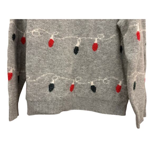 Cupcakes and Cashmere Holiday Pullover Sweater  XL Christmas Bulb Design Soft - Picture 2 of 9